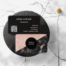 ピンクアンドブラックグリッターグラム