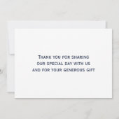 ピンクアンドブルーゲイ結婚ズサンキューカード サンキューカード (裏面)