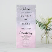 ピンクアンドブルースターズシナ結婚式 プログラム (スタンド正面)