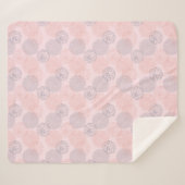 ピンクアンドブルーダリアスシェルパブランケット シェルパブランケット (正面(横))