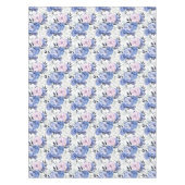 ピンクアンドブルーピーニーフローラテーブルクロス テーブルクロス (正面)