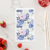 ピンクアンドブルーピーニーフローラナプキン (インサイチュ)