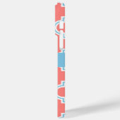 ピンクアンドブルーモロッコクローバー Case-Mate iPhoneケース (裏面 / 左)