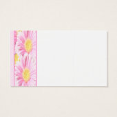 ピンクアンドホワイトフォーラル結婚式の引き出物ラベル (裏面)