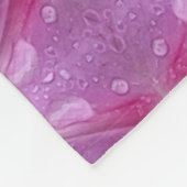 ピンクアンドマウヴハートフリースブランケット フリースブランケット (角)