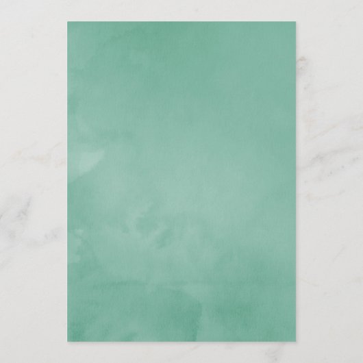 ピンクアンドミントフローラブライダルアドバイス アドバイスカード (裏面)