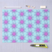 ピンクアンドミントマンデラスティッシュペーパー 薄葉紙 (クラフト)