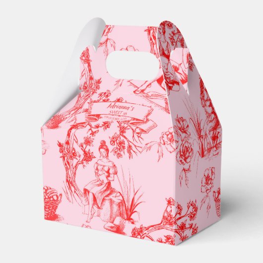 ピンクアンドレッドトワールデジュエスウィート16 フェイバーボックス (正面サイド)