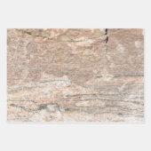 ピンクアンドレッドロック顔品種 ラッピングペーパーシート (正面3)