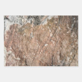 ピンクアンドレッドロック顔品種 ラッピングペーパーシート (正面2)