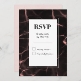 ピンクアンド赤面マルブレッドテーマ 招待状