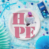 ピンクアンナズハミングバードフォトホープ紙プレート ペーパープレート (パーティー)