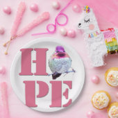 ピンクアンナズハミングバードフォトホープ紙プレート ペーパープレート (パーティー)