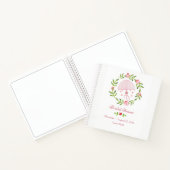 ピンクアンブレラリースブライダルシャワーゲストハウス ノートブック (内部)