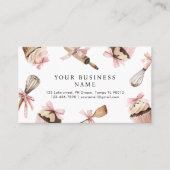 ピンクアースキッチン&カップケーキフラットロイヤリティカード ロイヤリティカード (正面)