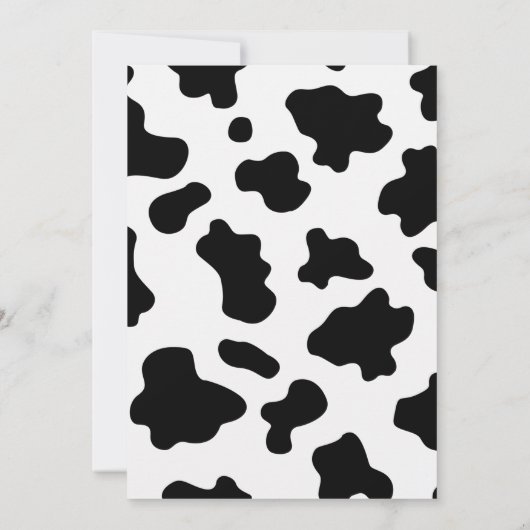 ピンクアーチフローラホーリーカウカウカウビーシャワープリント 招待状 (裏面)