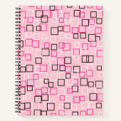 ピンクアーティストスケッチ本アートジャーナルノートブックギフト ノートブック (正面)