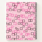 ピンクアーティストスケッチ本アートジャーナルノートブックギフト ノートブック (裏面)