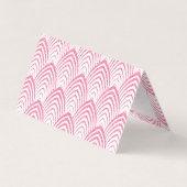 ピンクアートジェコ幾何学模様 名刺 (裏面)