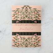 ピンクアートデザイン カード (内部)