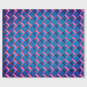 ピンクアートハート ラッピングペーパー (フラット)