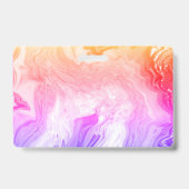 ピンクアートフォト文字テンプレート社員バッジ バッジ (Back)