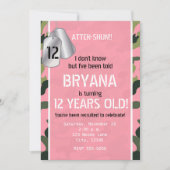 ピンクアーミードッグタグカモフラージュパーティの招待状 招待状 (正面)