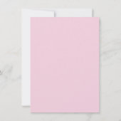 ピンクアールヌーボー縁ど ノートカード (裏面)