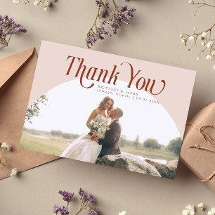 ピンクアー結婚チありがとう サンキューカード