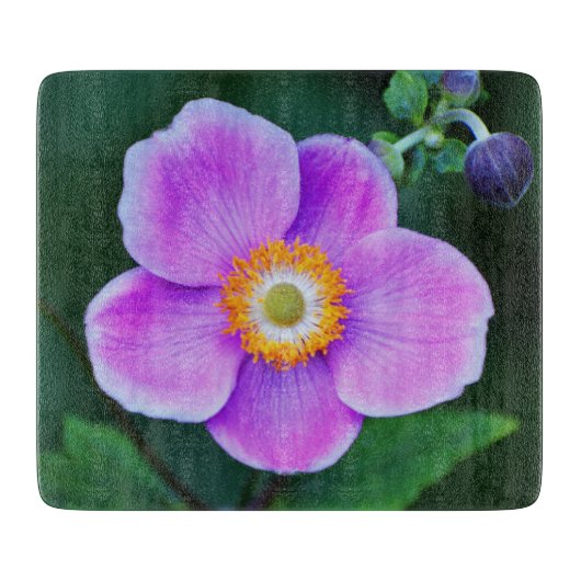 ピンクア日本のネモンフローラ切断板 カッティングボード (正面)