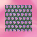 ピンクア日本のネモン花柄 スカーフ<br><div class="desc">ピンクのアネモネの花を繰り返しパターンでプリントした写真のイメージを備えた四角日本のいシフォンのスカーフでワードローブをアクセント。素敵なフローラデザイン!色はピンクと緑。スカーフサイズを選択する。</div>