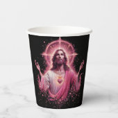 ピンクイエス紙カップ！ 紙コップ (裏面)