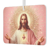 ピンクイエズス空気清浄剤！ カーエアーフレッシュナー (左)