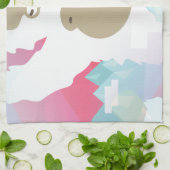 ピンクイエティ キッチンタオル (折り畳み)