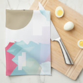 ピンクイエティ キッチンタオル (四つ折り)