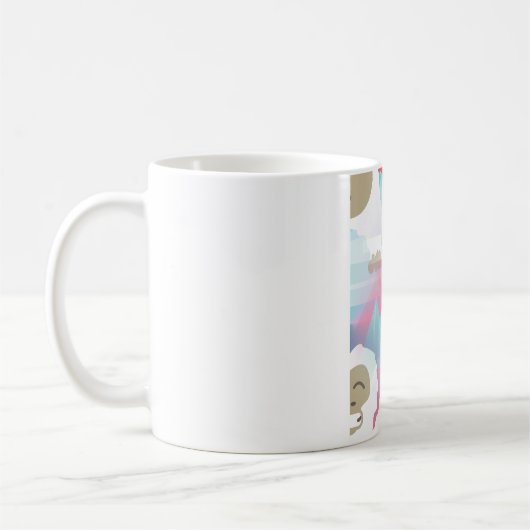 ピンクイエティ コーヒーマグカップ (左)