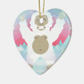 ピンクイエティ セラミックオーナメント (左)