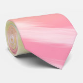 ピンクイエローとブルーの絞り染め ネクタイ (ロール)