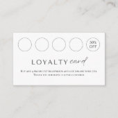 ピンクイエローウォーターカラー洗浄サロン爪、 ネイルロイヤリティ 名刺 (裏面)