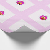 ピンクイエローオーキッドマザーズデイラッピング紙 ラッピングペーパー (コーナー)