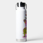 ピンクイエローグリーン個人用ウォーターボトル ウォーターボトル (正面)