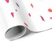 ピンクイエローテラゾ ラッピングペーパー (ロールコーナー)