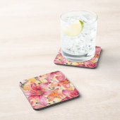 ピンクイエローデイリー コースター (右側)