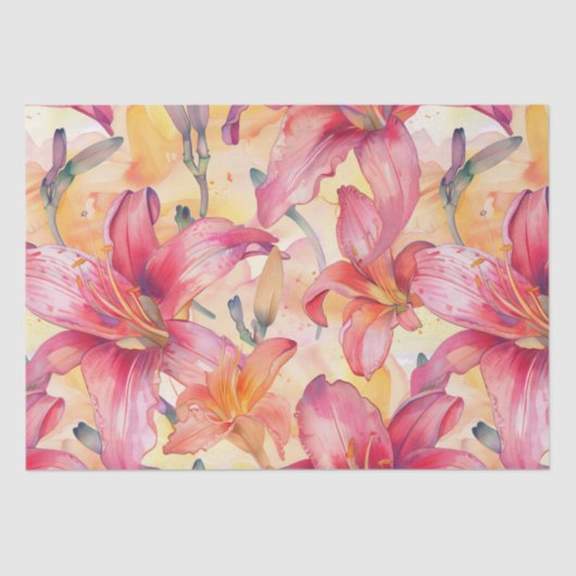 ピンクイエローデイリー 薄葉紙 (正面)