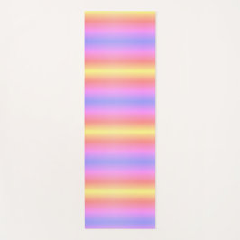 ピンクイエローパープルパステルストライプズグラデーション4ニーナ ヨガマット