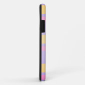 ピンクイエローパープルパステル波ストライプ状iPhoneケース Case-Mate iPhoneケース (裏面/右)