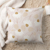 ピンクイエローフローラデイジー春 クッション (ブランケット)