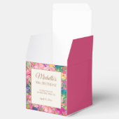 ピンクイエローフローラ90誕生日 フェイバーボックス (オープン)