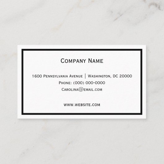 ピンクイエロープルメリアフローラ 名刺 (裏面)