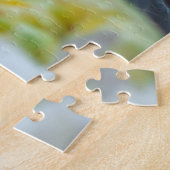 ピンクイエローホワイトレッドチューリップフローラ ジグソーパズル (側面)